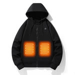 ThermaHeat™ Prestige Hoodie – Capuche & Température Ajustable pour Hommes