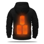 ThermaHeat™ Prestige Hoodie – Capuche & Température Ajustable pour Hommes